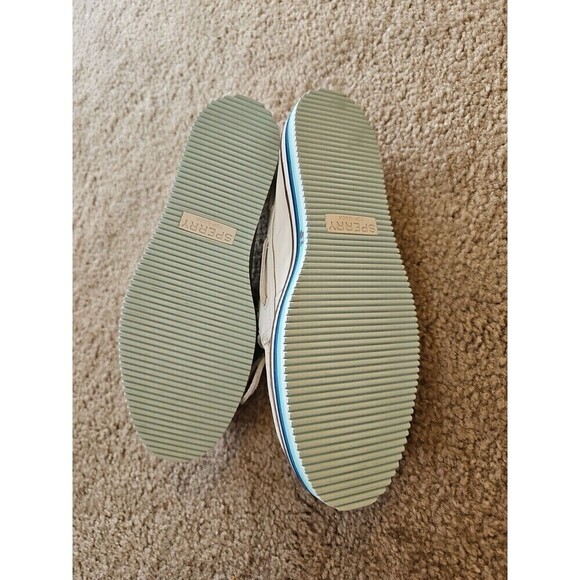 Sperry Women's Platform Boat Shoe Leather Ivory Size 8 NEW $110 - Picture 5 of 8